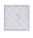 Blue Paisley Linen Pocket Square