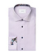ETON Modern Fit Lavender Twill Paisley Trim Shirt