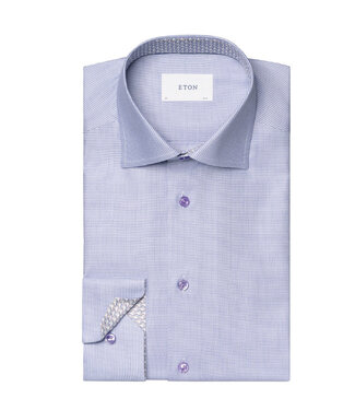ETON Slim Fit Lavender Dobby Shirt