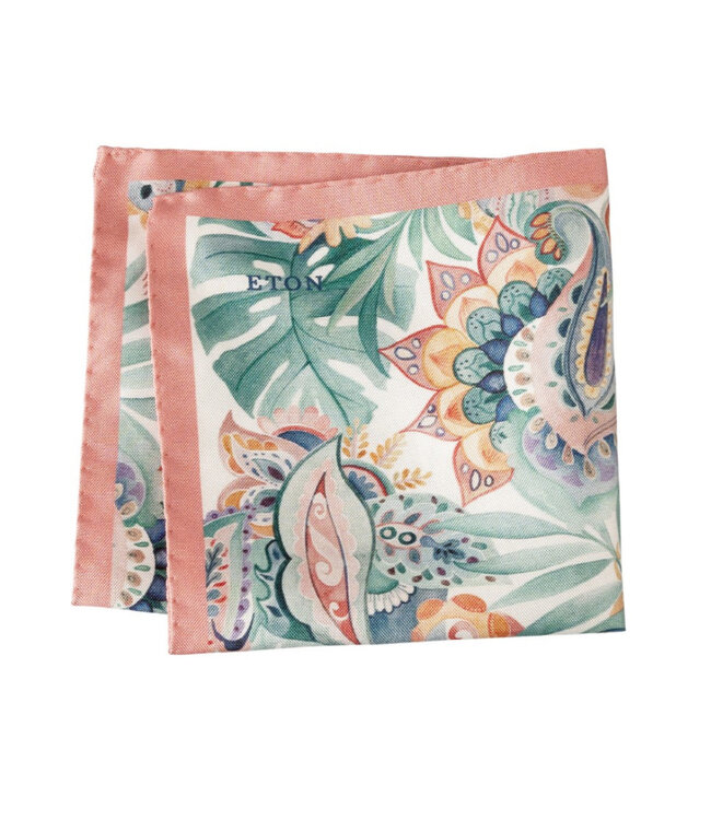 Floral Silk Pocket Square