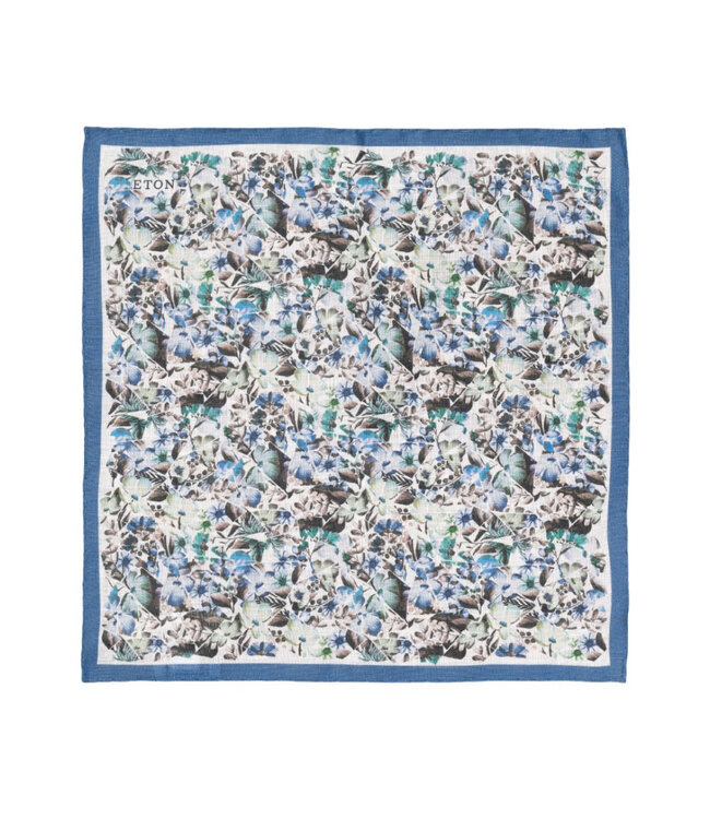 Floral Linen Pocket Square