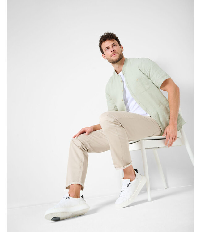 Modern Fit Beige Ultra Light 5 Pocket Pants