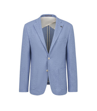 BUGATTI Modern Fit Blue Knit Sport Coat