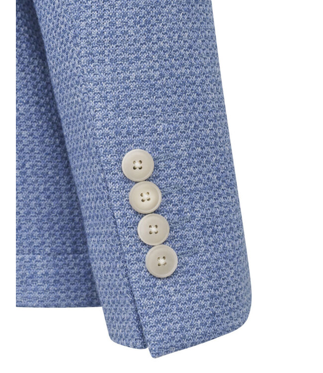 Modern Fit Blue Knit Sport Coat