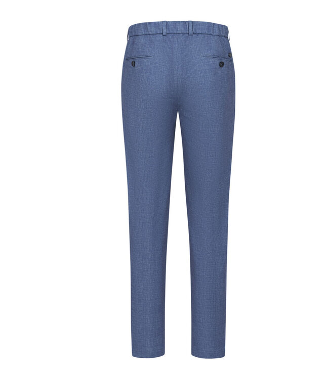 Slim Fit Blue Pleated Pants
