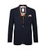 A FISH NAMED FRED Slim Fit Navy Small Bubble Sport Coat