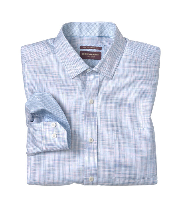 Classic Fit Blue Pink Shirt