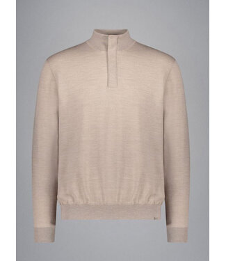 PAUL & SHARK Taupe 1/4 Zip Sweater