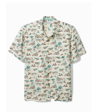 TOMMY BAHAMA Classic Fit Cream Casablanco Shirt