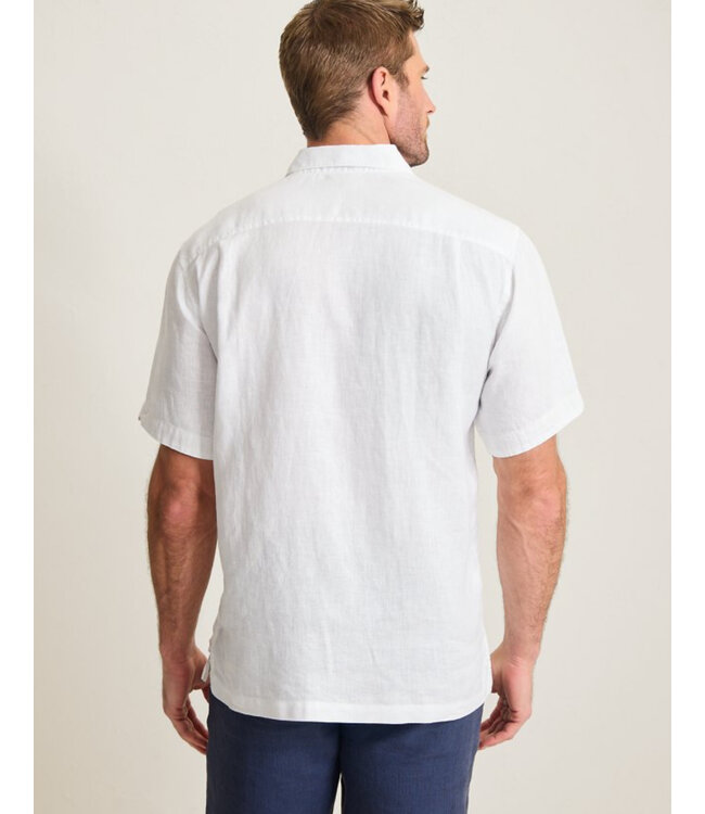 Classic Fit White Paradise Breezer Shirt