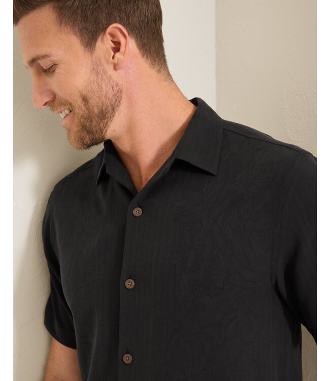 Classic Fit Black Maui Border Shirt