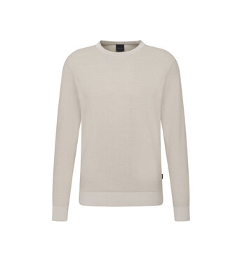 BUGATTI Ecru Textured Sweater