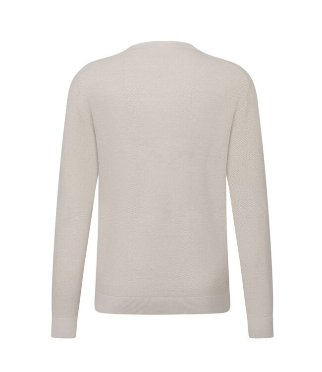 Ecru Textured Sweater