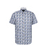 BUGATTI Modern Fit White Floral Shirt