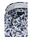 Modern Fit White Floral Shirt