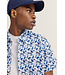 Modern Fit White Floral Shirt