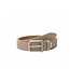 BUGATTI Taupe Suede Belt