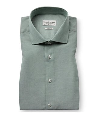 BRUUN & STENGADE Slim Fit Green Tiafoe Shirt