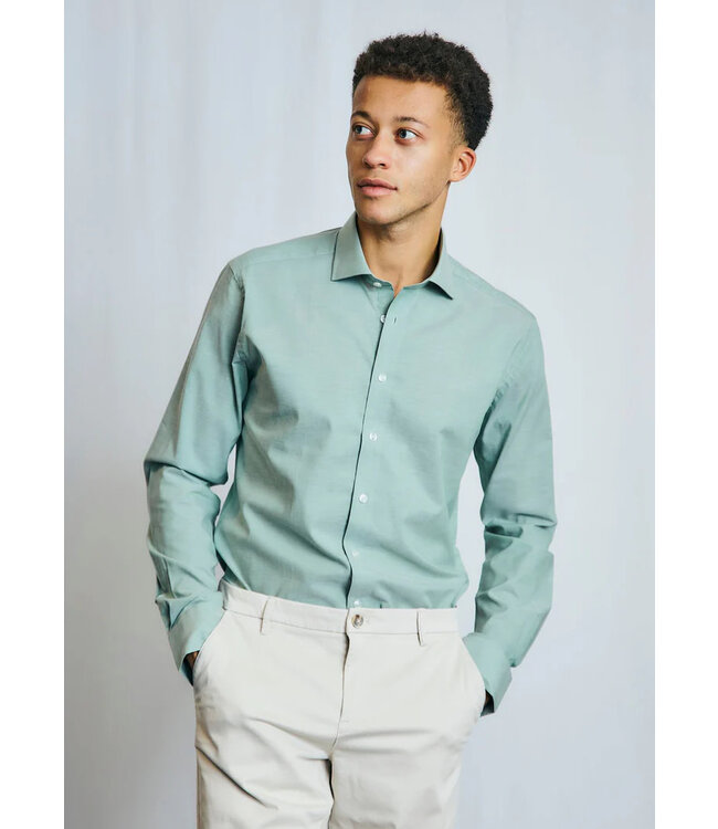 Slim Fit Green Tiafoe Shirt