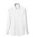 Modern Fit White with Blue Trim Shirt
