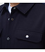 Navy Snap Button Overshirt