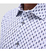 Modern Fit White Grey Paisley Shirt
