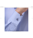 Modern Fit Air Blue Tan Shirt