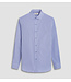 BUGATCHI Modern Fit Navy Tan Print Shirt