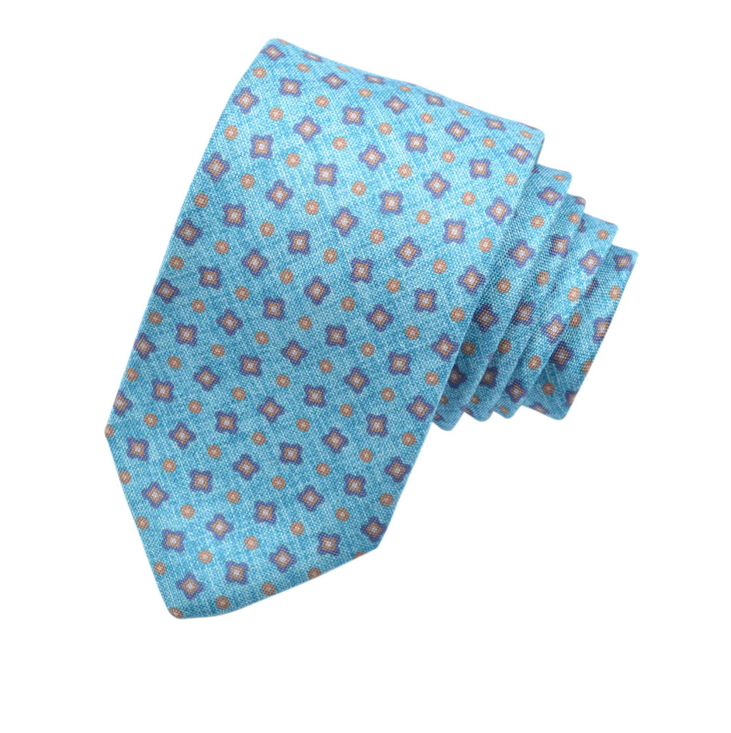 Dion 29193 Boy's Tie- Black/Blue- Stripe main image 1