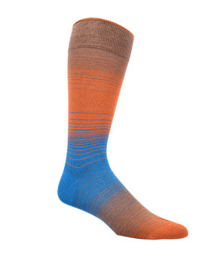 DION Orange Striped Socks