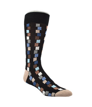 DION Black Colour Square Socks