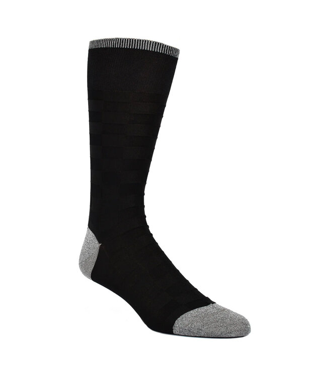 Black  Checkerboard Socks