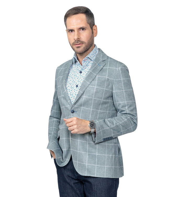 Modern Fit Green Portland Sport Coat
