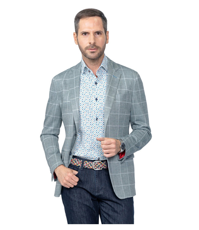 Modern Fit Green Portland Sport Coat