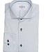 7 DOWNIE Modern Fit White Teal  Shirt