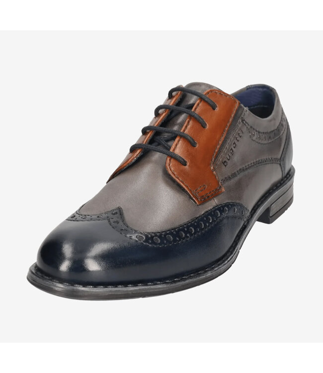 Navy Grey Dress Shoes