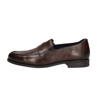 BUGATTI Brown Penny Loafers