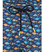 Navy Fish Swim Trunks