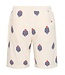Slim Fit Off White Cactus Bermuda Shorts