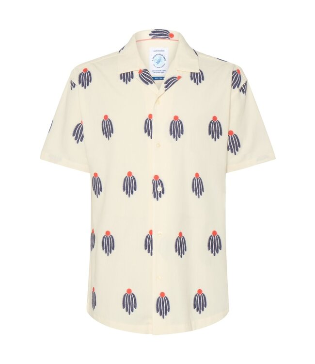 Modern Fit Off White Cactus Shirt