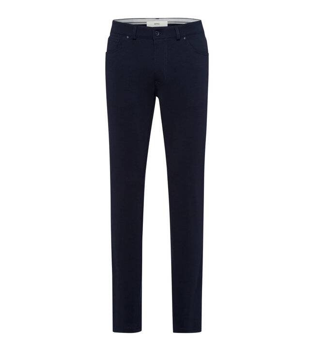 Slim Fit Navy Hi-Flex Jersey 5 Pocket Pants
