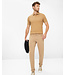 Modern Fit Beige Marathon 5 Pocket Pants