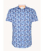 Modern Fit Blue Stamps Shirt
