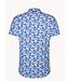 Modern Fit Blue Stamps Shirt