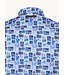 Modern Fit Blue Stamps Shirt