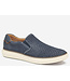 JOHNSTON & MURPHY Navy Woven McGuffey Nubuck Shoes