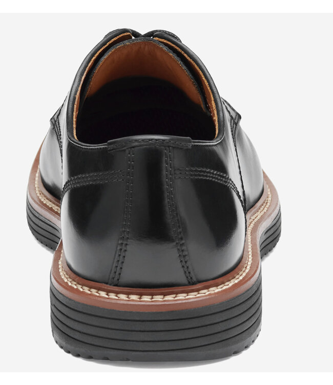 Black Upton Toe Cap Shoes