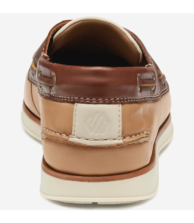 Tan Multi Monaco Sheepskin Boat Shoes
