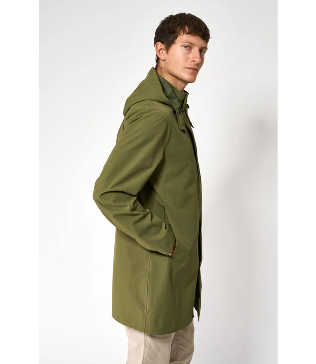 Winter Moss Tuman Raincoat