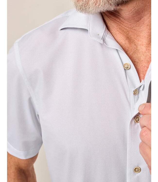 Classic Fit White Spielman Shirt